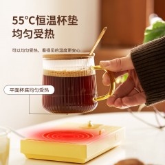 55度自动恒温暖暖音乐杯垫可调节温度送温暖