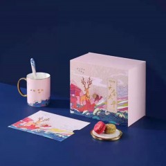 颐和园IP景德镇中国风马克杯创意个性潮流杯子陶瓷过春节年会送礼物颐和园礼盒装