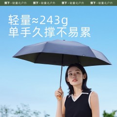 蕉下胶囊纯色系列五折伞